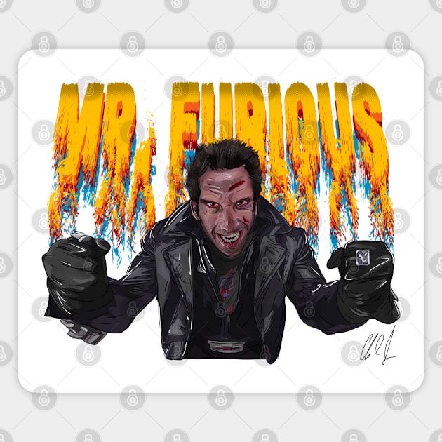Mystery Men: Mr. Furious Magnet by 51Deesigns